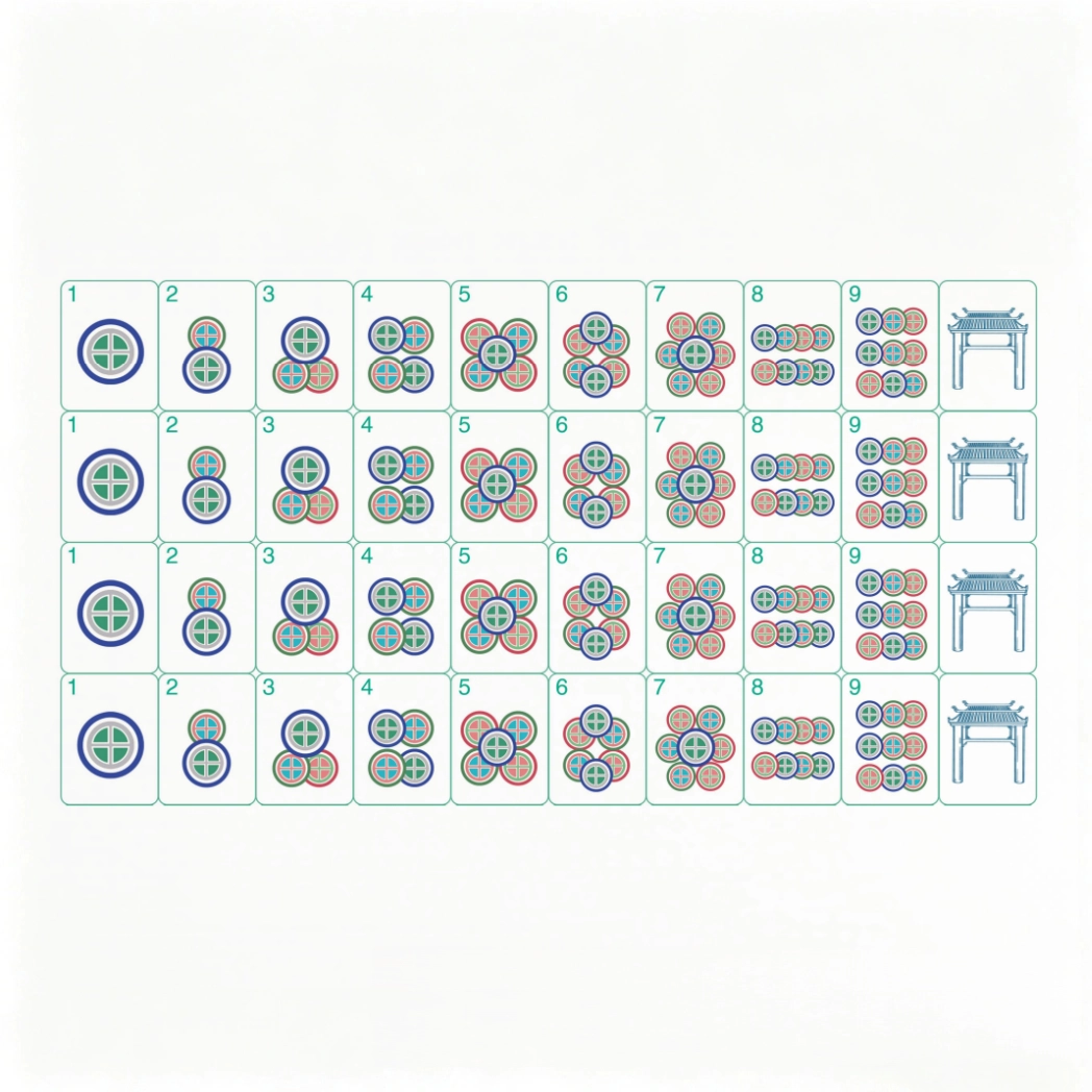 OMHJGO Warrior Bloom Dots Tiles Detail