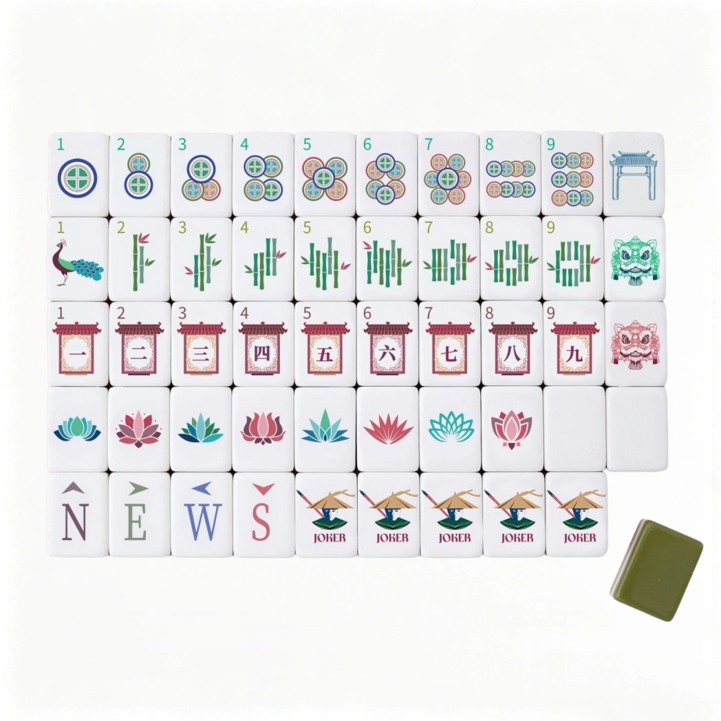 Warrior Bloom Full American Mahjong Set 160 Tiles